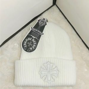 Chrome Hearts White Logo Beanie